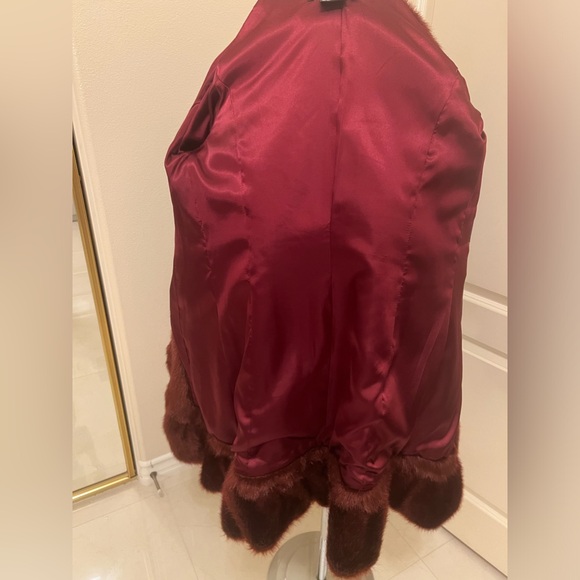 Terry Lewis Classic Luxuries Burgundy Faux Fur; Plush, Rich & real looking fur. - Picture 11 of 12